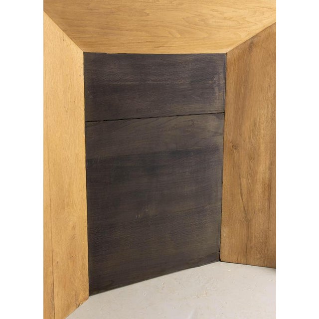 Brown Antique French Fireplace Mantel in Molded Oak, 1890 For Sale - Image 8 of 12