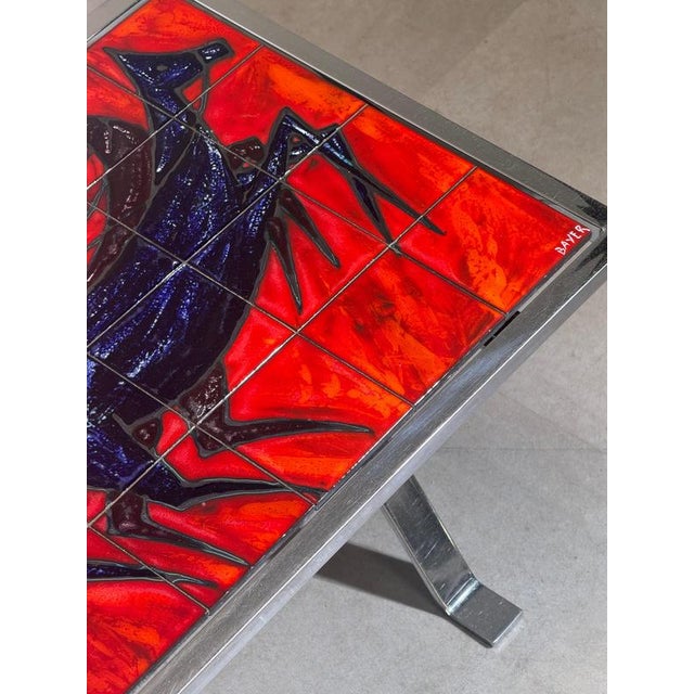 Vintage Ceramic Coffee Table from André Bayer For Sale - Image 8 of 9