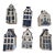 KLM Dutch Delft Miniature Building Liquor Bottles For Sale