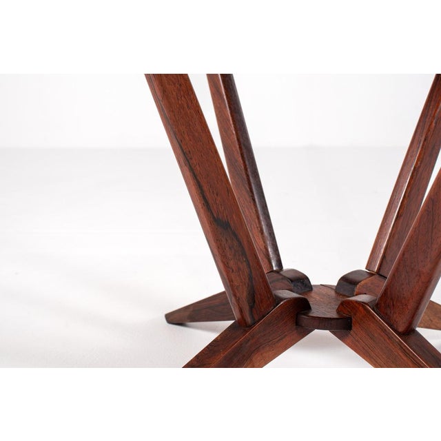 Mid-Century Modern Danish Rosewood Side Table, 1960s For Sale - Image 6 of 8