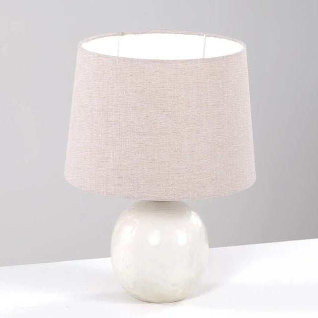 Rörstrand Capri Table Lamp in Ceramic attributed to Gertrud Lönegren for Rörstrand, 1930s For Sale - Image 4 of 9