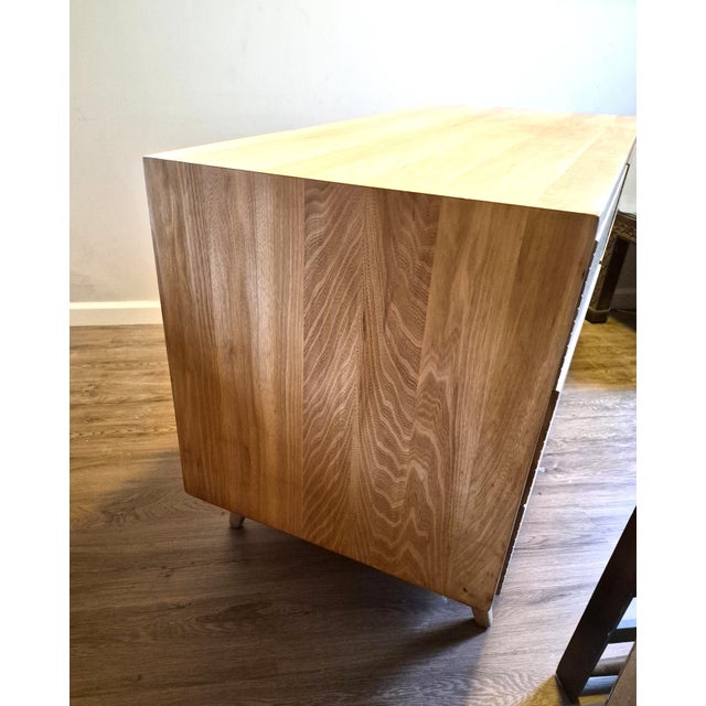 Beige Vintage Elm Room Divider by Merton Gershun for Dillingham, Attributed For Sale - Image 8 of 13