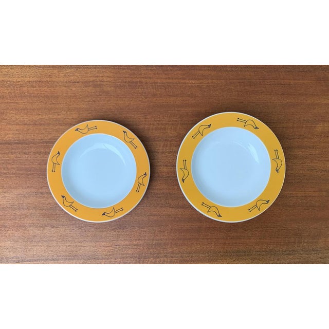 German Postmodern Flying Objects Series Soup Plates by David Palterer and Sieger Design for Arzberg, 1990s, Set of 7 For Sale - Image 6 of 16