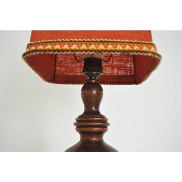 Brown Table Lamp, 1970s For Sale - Image 8 of 16