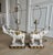 Vintage Hollywood Regency Ceramic Elephant Table Lamps - Chinoiserie Style - a Pair For Sale In Chicago - Image 6 of 8