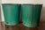 1950's Green Tole Orchid Flower Pots or Cachepots - A Pair For Sale - Image 4 of 12
