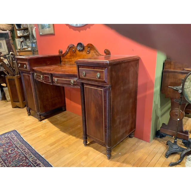 Early 19th Century Classical American Empire Sideboard For Sale In Boston - Image 6 of 10