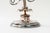 Brass silvered jugendstil candle holder for 3 candles vienna around 1908 Original condition