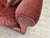 Wood Scandinavian 2-Seater Sofa in Pink Furniture Velour, 1980s For Sale - Image 7 of 17