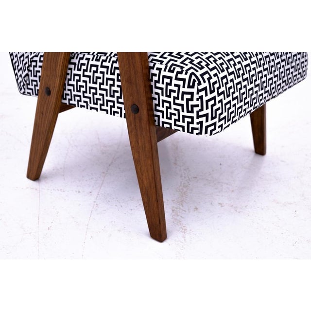 Wood Armchair, Poland, 1960s For Sale - Image 7 of 11