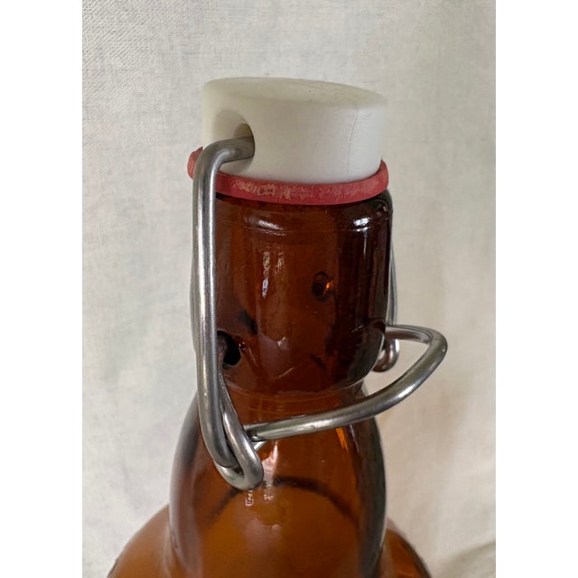 This is a beautiful piece of vintage beer memorabilia. It is a brown glass beer bottle from the renowned Fischer Brewery,...
