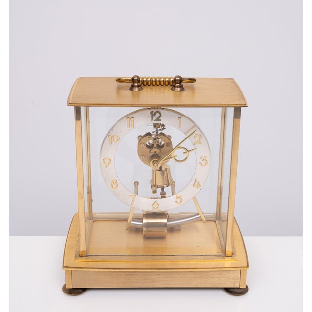 Kundo Brass Electromagnetic Mantel Clock, Germany, 1950s For Sale - Image 9 of 13