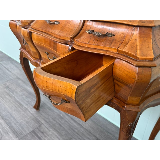 Baroque-Style Console Table with Six Drawers, 1950s For Sale - Image 15 of 18