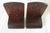 Arts & Crafts Vintage Hand Tooled Arts and Crafts Oak Wood Bookends For Sale - Image 3 of 11