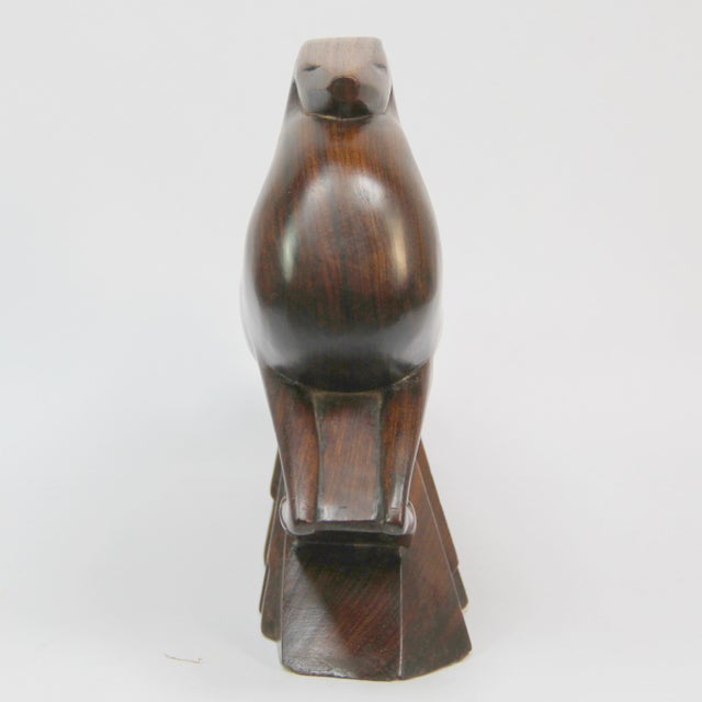 Jacques Adnet, Sculpture of a Gazelle, 1920s, Wood, in Very Good conditions. Designed 1920 to 1949 This piece has an...