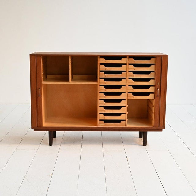 Scandinavian Teak Highboard, 1950s For Sale - Image 6 of 12