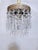 1950s Italian Brass Upside Down Layered Cake Chandelier For Sale - Image 4 of 8