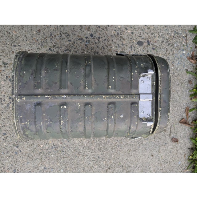 Metal Vintage 1982 Us Army Mermite Insulated Food Storage Container For Sale - Image 7 of 12