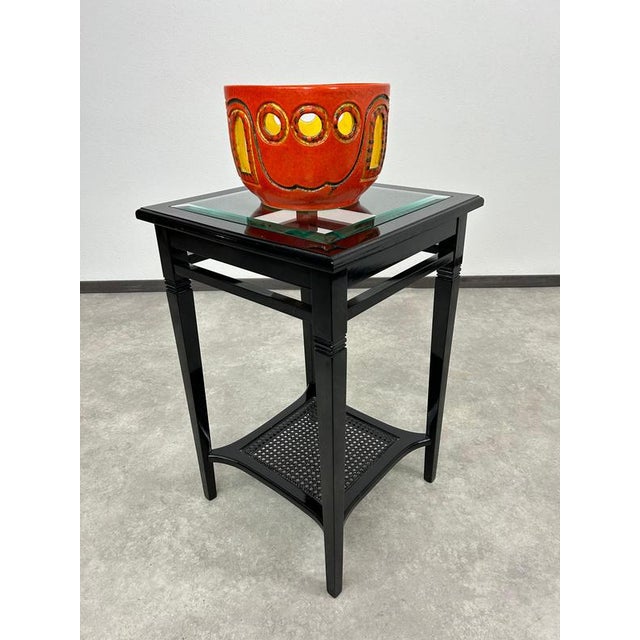 Secession Black Side Table, 1920s For Sale - Image 3 of 10