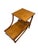 Vintage Heywood-Wakefield Style Rattan & Bamboo Two-Tier Side Table, C. 1960s For Sale - Image 4 of 9