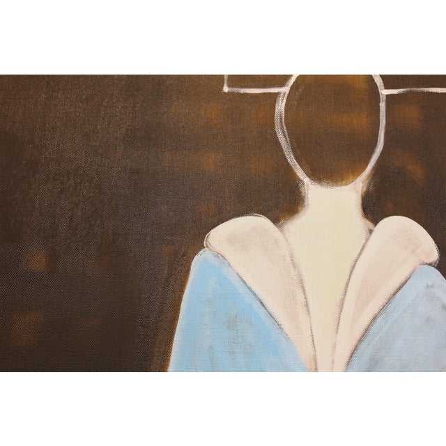 2020s Large Contemporary Equestrian Oil Painting. Horse Painting 200 X 180 Cm (Goya) For Sale - Image 5 of 13