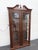 Brown Harden Chippendale Tall Large Display China Cabinet 6606 For Sale - Image 8 of 18