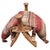 Olive Camel Saddle Stool For Sale - Image 6 of 6