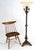 Adjustable Height Heavy Brass Tripod Base Claw Feet Antique Floor Lamp For Sale - Image 17 of 17