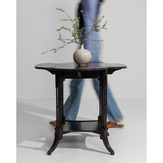 19th Century Edwardian Four-Flap Table For Sale - Image 12 of 16