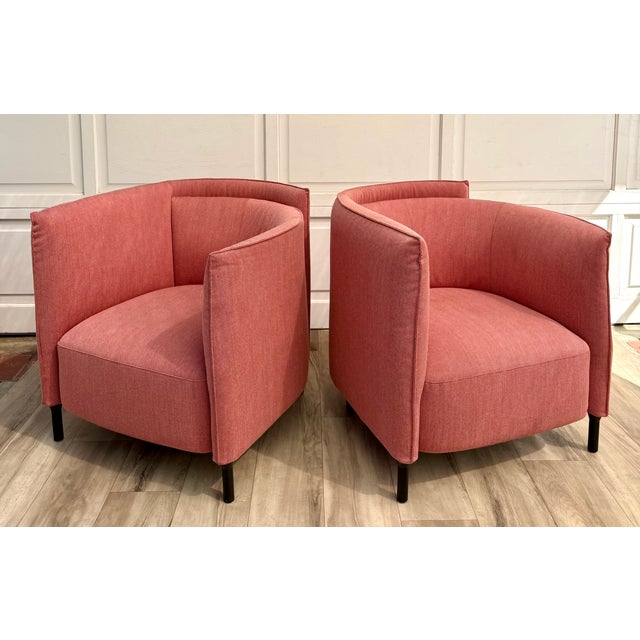 Pair of Philippe Nigro Hémicycle Armchairs for Ligne Roset For Sale - Image 13 of 18