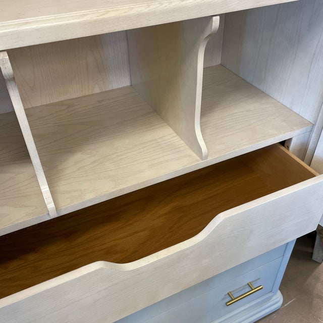 Vintage Thomasville Painted Wardrobe For Sale - Image 6 of 12