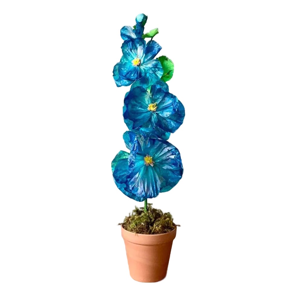 Contemporary Hand-Rolled Paper Flowers | Chairish