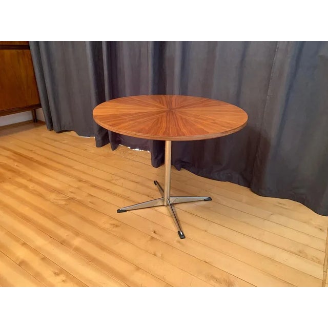 Rotating Coffee Table in Wood, 1960s For Sale - Image 6 of 11