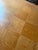 Vintage French 1940’s Wood Dining Table With Parquetry Checkered Top For Sale - Image 4 of 12