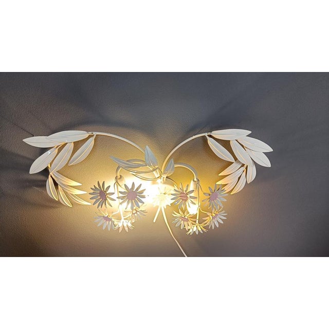 Vintage Floral Wall Lamp attributed to Hans Kögl, 1970s For Sale - Image 13 of 14