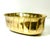 Hollywood Regency Mid-Century Boho Chic Arts & Crafts Hollywood Regency Fluted Oval Brass Planter. For Sale - Image 3 of 12