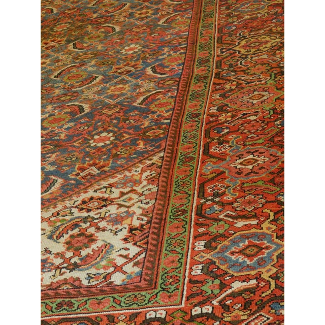 Antique Persian Rug. 8'10"x 13' For Sale In Los Angeles - Image 6 of 11