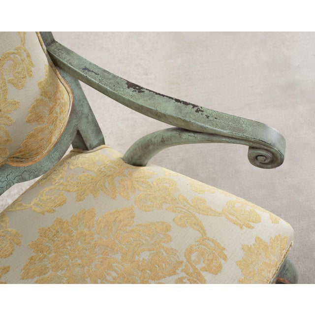 Set of Ten Minton-Spidell Country French Painted Dining Chairs For Sale - Image 17 of 18