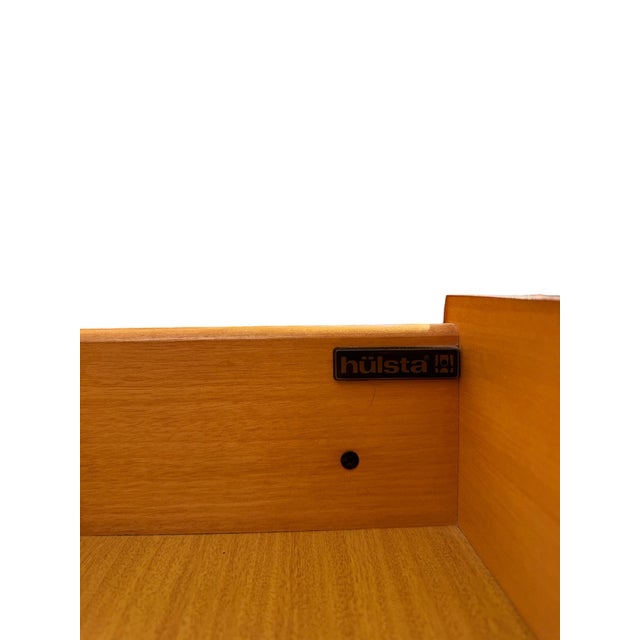 Vintage Cherry Wood Chest of Drawers from Hülsta, 1980, Set of 2 For Sale - Image 9 of 13