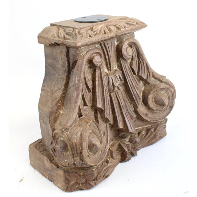 Our Corinthian capitals were hand-carved and have great detailed ornamentation. These are early examples of great...