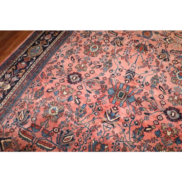Early 20th Century Early 20th Century Persian Bibikabad Oversize Rug - 12'2" x 20'2" For Sale - Image 5 of 11