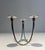 Design/One silver metal candlestick For Sale - Image 4 of 11