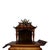 Japanese Antique Japanese Dai-Nippon Carved Mahogany & Bone Vitrine With Mahogany C1890 For Sale - Image 3 of 18
