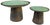 Mid-Century Modern Vintage Organic Modern Studio Pottery Pedestal Bowls, Graduated Pair For Sale - Image 3 of 12
