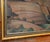 Mid-Century Modernist Oil Pastel Landscape Painting, Signed Bower For Sale - Image 9 of 16