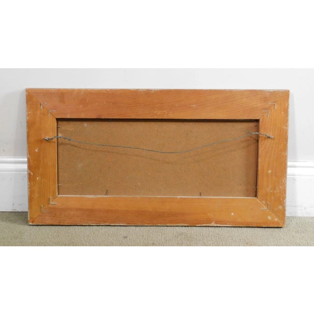 Louis Bosa (1905-1981) Untitled Signed Oil Painting Cafe Scene For Sale - Image 12 of 13