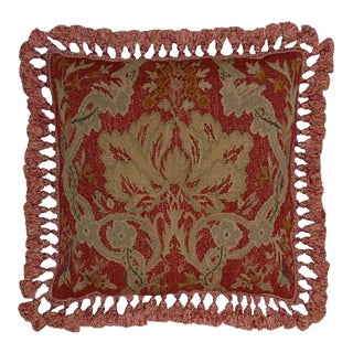 Aubusson Flourishes Throw Pillow For Sale