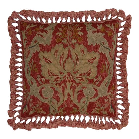Aubusson Flourishes Throw Pillow For Sale