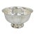 Mid 20th Century Victorian Floral Repousse Silver Plated Punch Bowl Champagne Chiller Ice Bucket For Sale