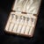 Vintage 20th century english solid silver set of six cocktail sticks, each ingeniously modelled as a champagne coupe,...